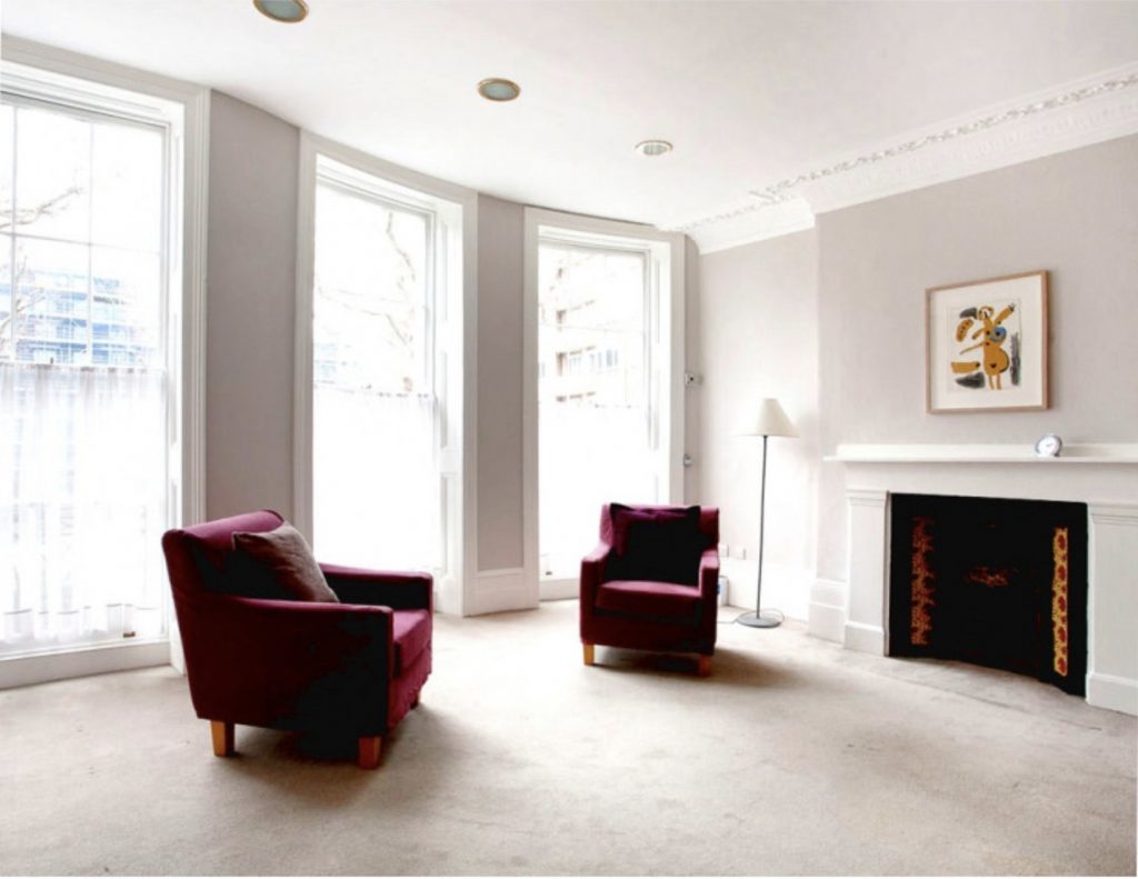 therapy-room A photograph of one of the consulting rooms